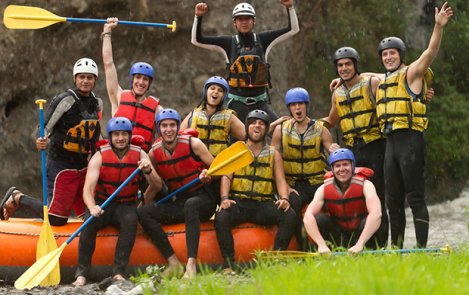 Rafting Down the Ruetz