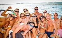boat party - night image