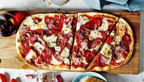 3 course italian meal image