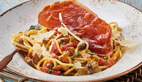 3 course italian meal image