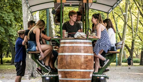 beer bike image