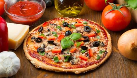 2 course pizzeria meal image