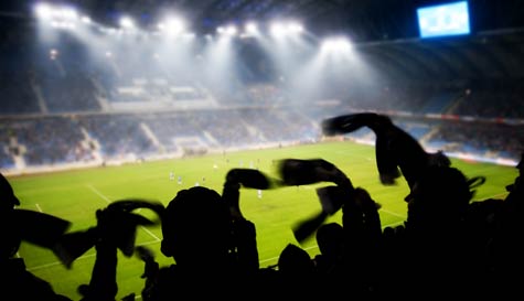 football spectating image