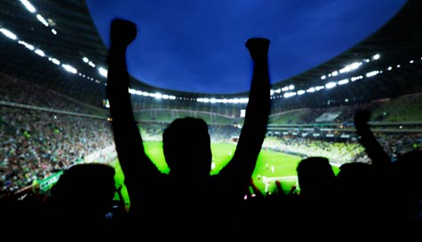football spectating image