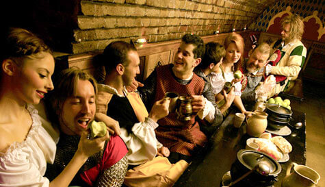 medieval banquet image