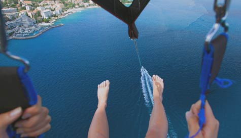 parasailing image