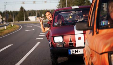 retro car treasure hunt image