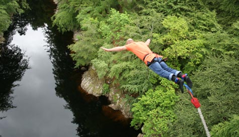 bungee jumping image