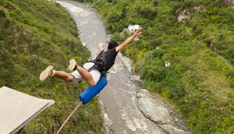 bungee jumping image