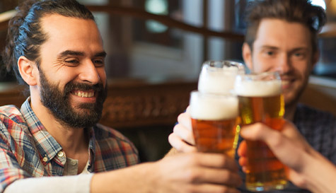 german meal and beers image