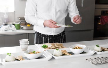 in house chef - 2 course meal image