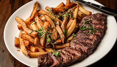 2 course steak meal image