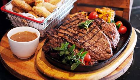 2 course steak meal image