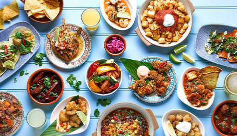 2 course meal and drink image