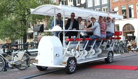 beer bike image