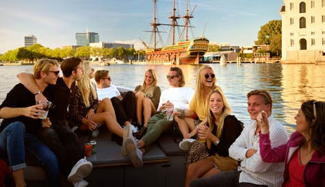 private canal boat tour image