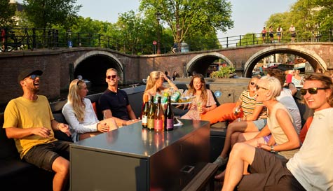 private canal boat tour image
