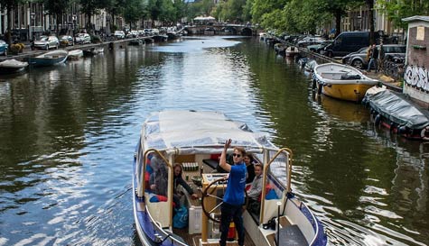private canal boat tour image
