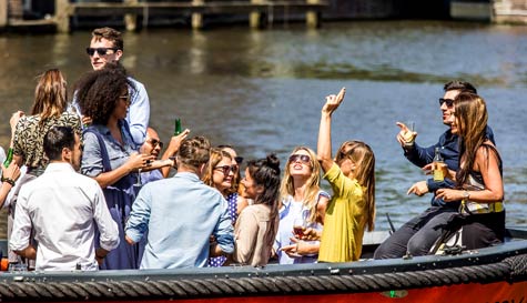 private canal boat tour image