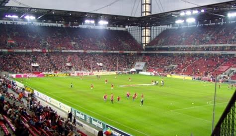 football spectating image