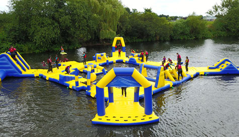 water assault course image