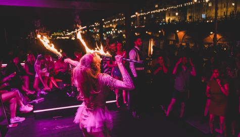beach club with nightclub entry image