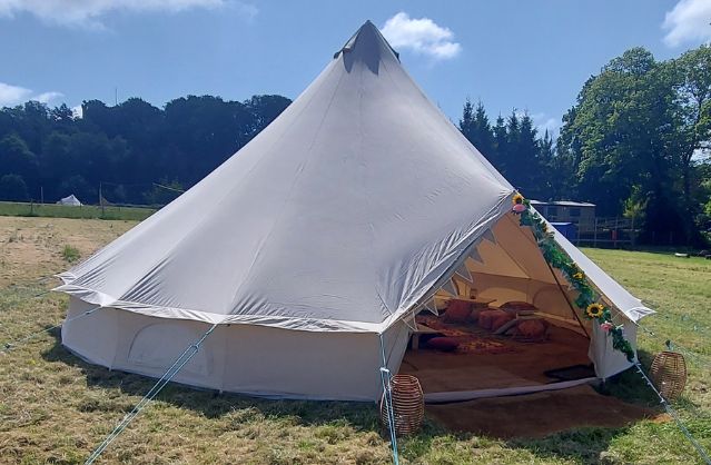 communal bell tent hire image