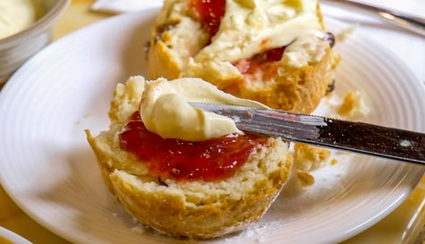 afternoon tea with prosecco image