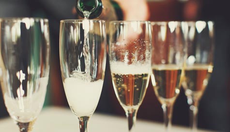 afternoon tea with prosecco image