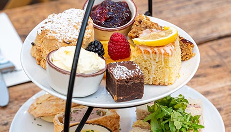 afternoon tea with prosecco image