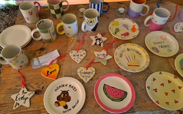 mobile ceramic painting workshop image