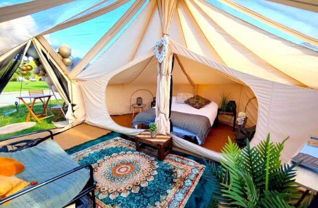 trentside glamping - gold image