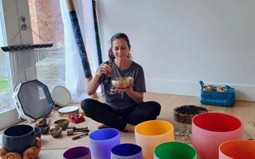 sound bath meditation image