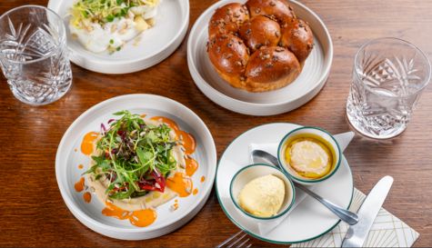 2 course meal with fizz image