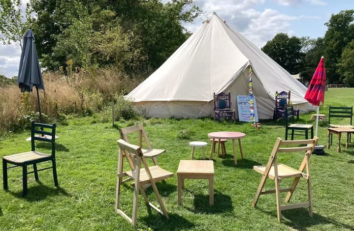 weald glamping image