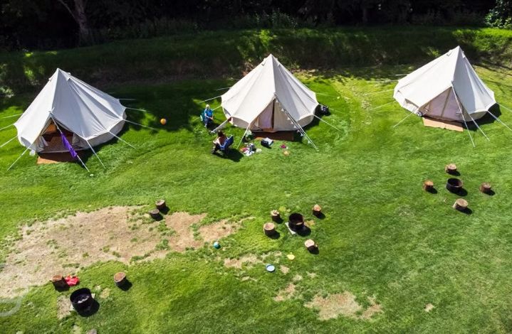 weald glamping image